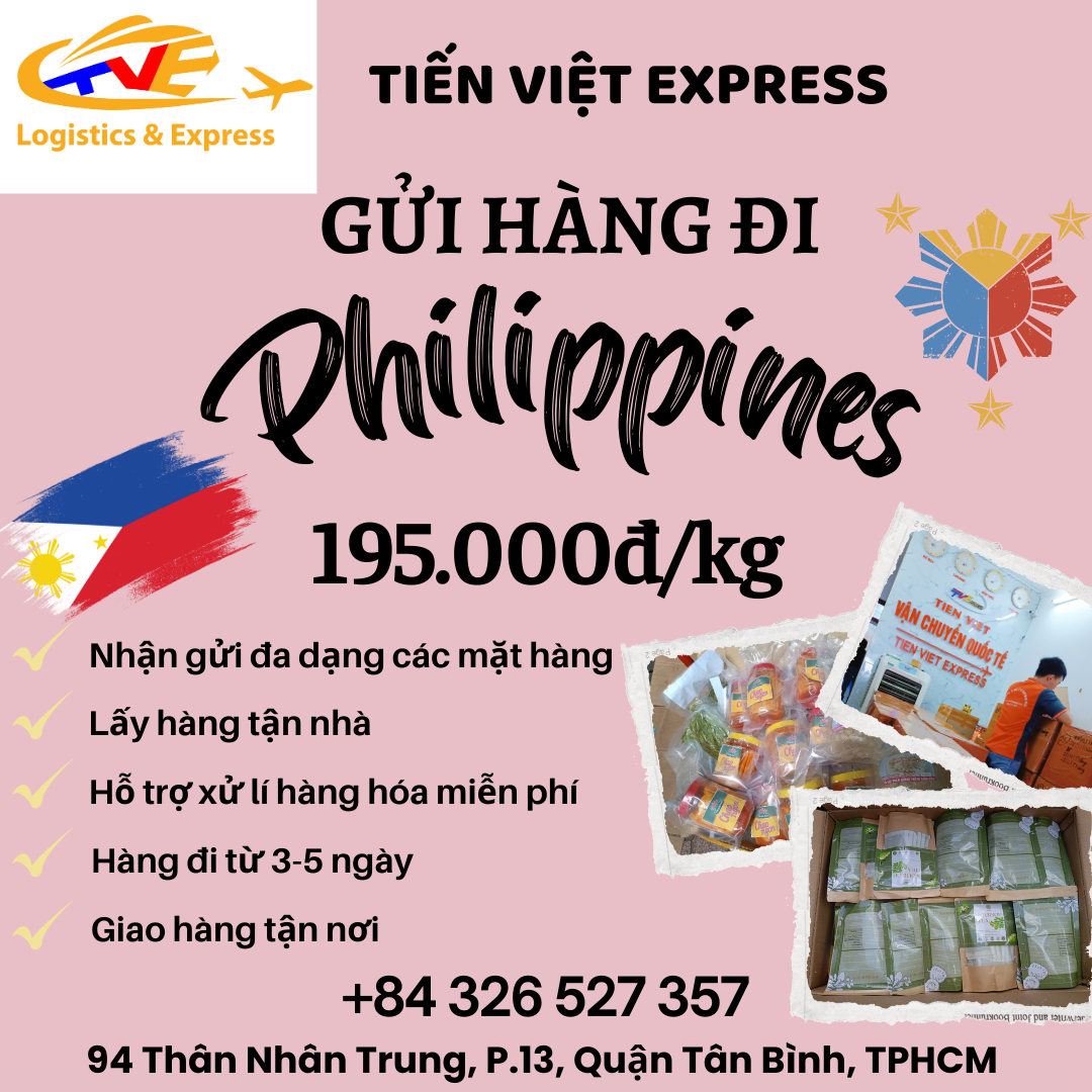 Gửi hàng đi Philippines - Tiến Việt Express